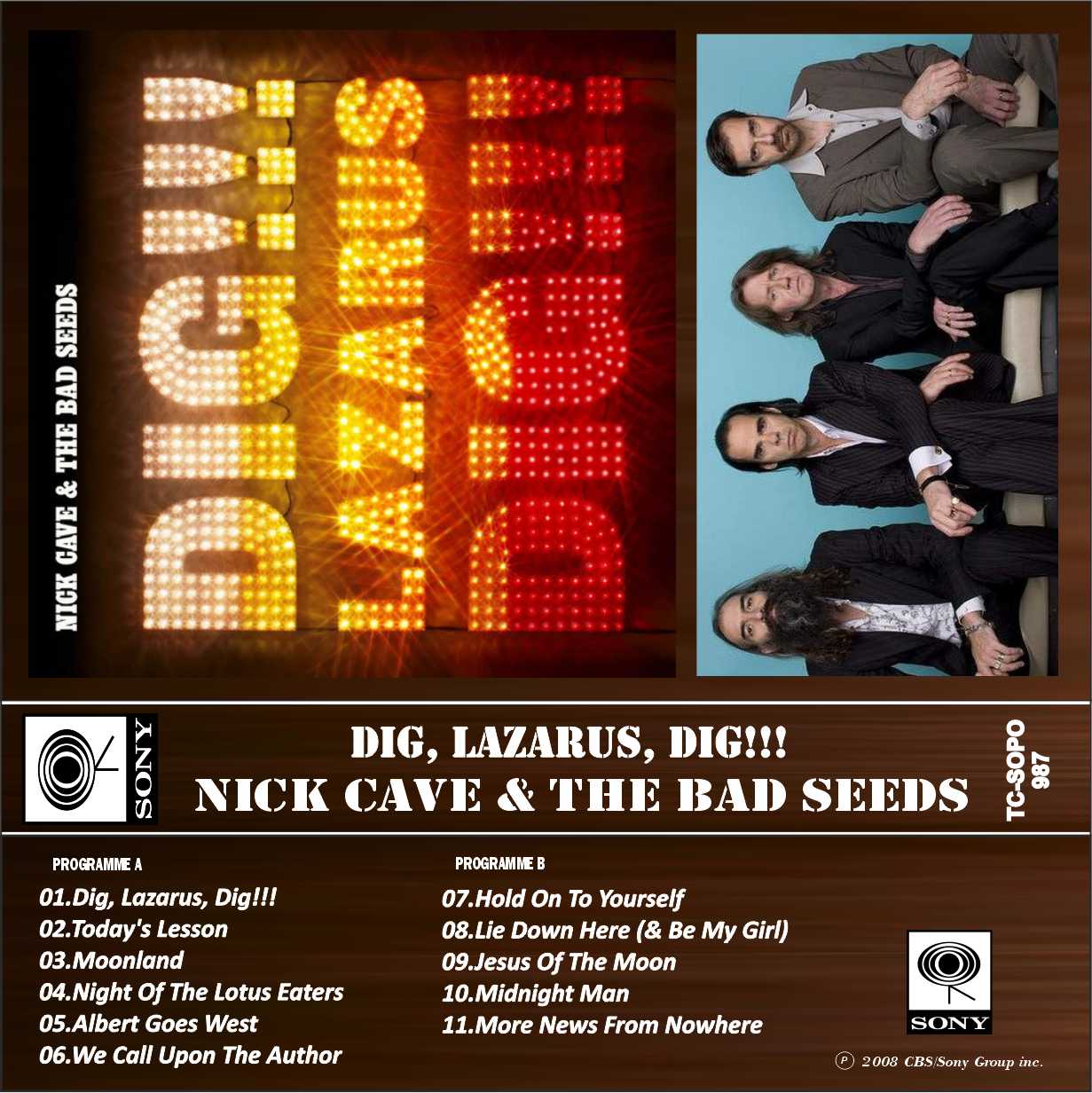 Nick Cave & The Bad Seeds - Dig, Lazarus, Dig!!!